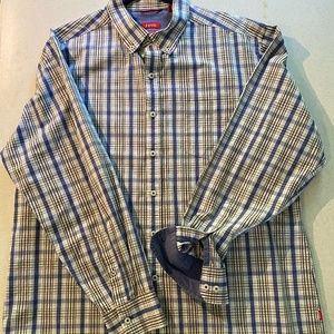 IZOD Causal Button Down Long Sleeve Shirt